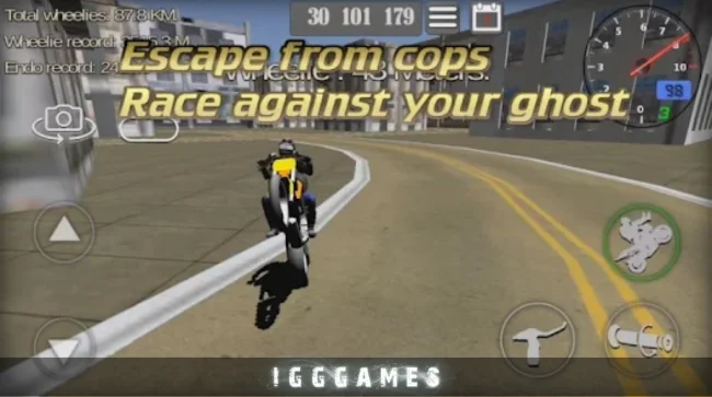 Wheelie King 7 Motorbike simulator 3D PC Game Download